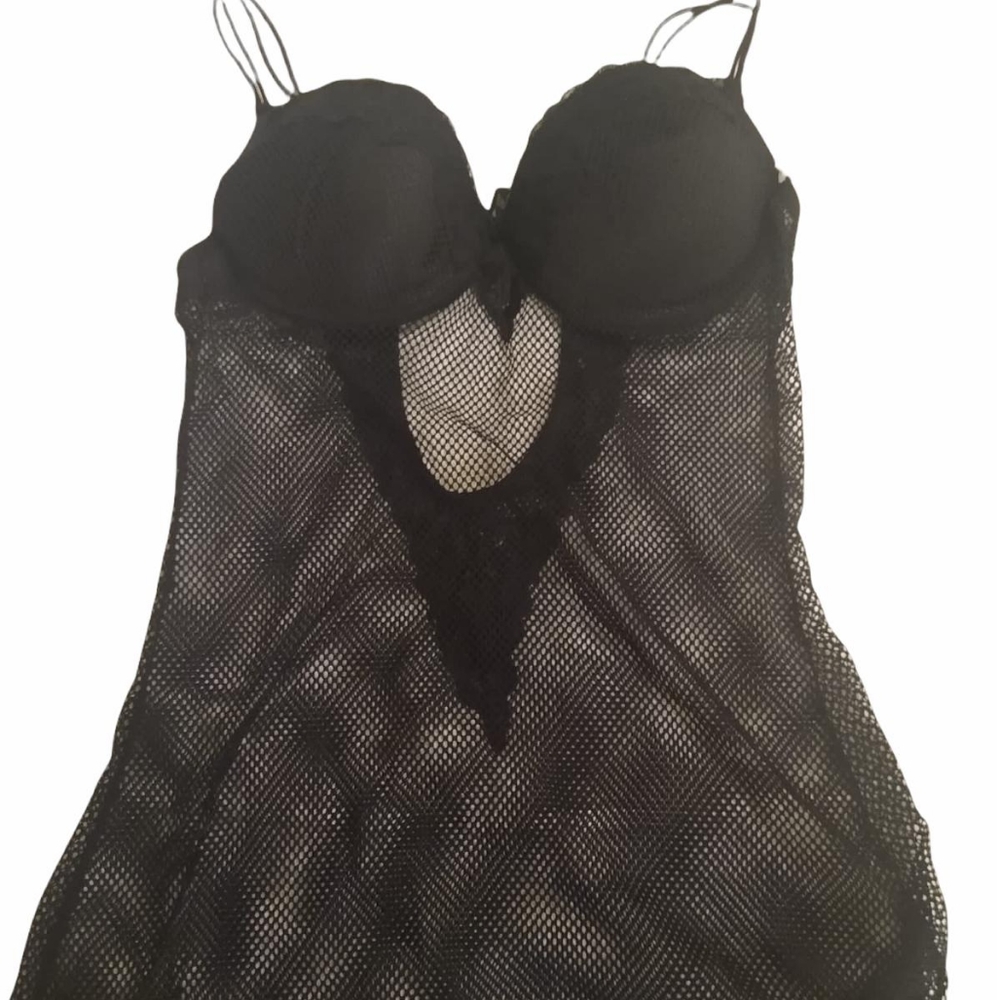 Black lingerie outfit..size 1x